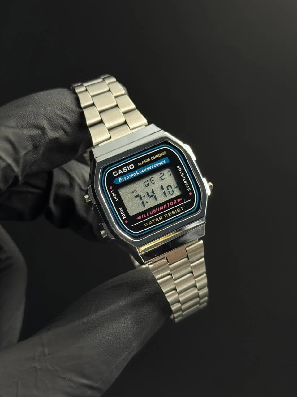 CSO ILUMINATOR LED NEW PLATEADO TABLERO NEGRO