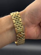 Rlx Day Date Diamond Dorado Tablero Negro