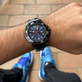 Tchmrn Metal Negro Tablero Azul