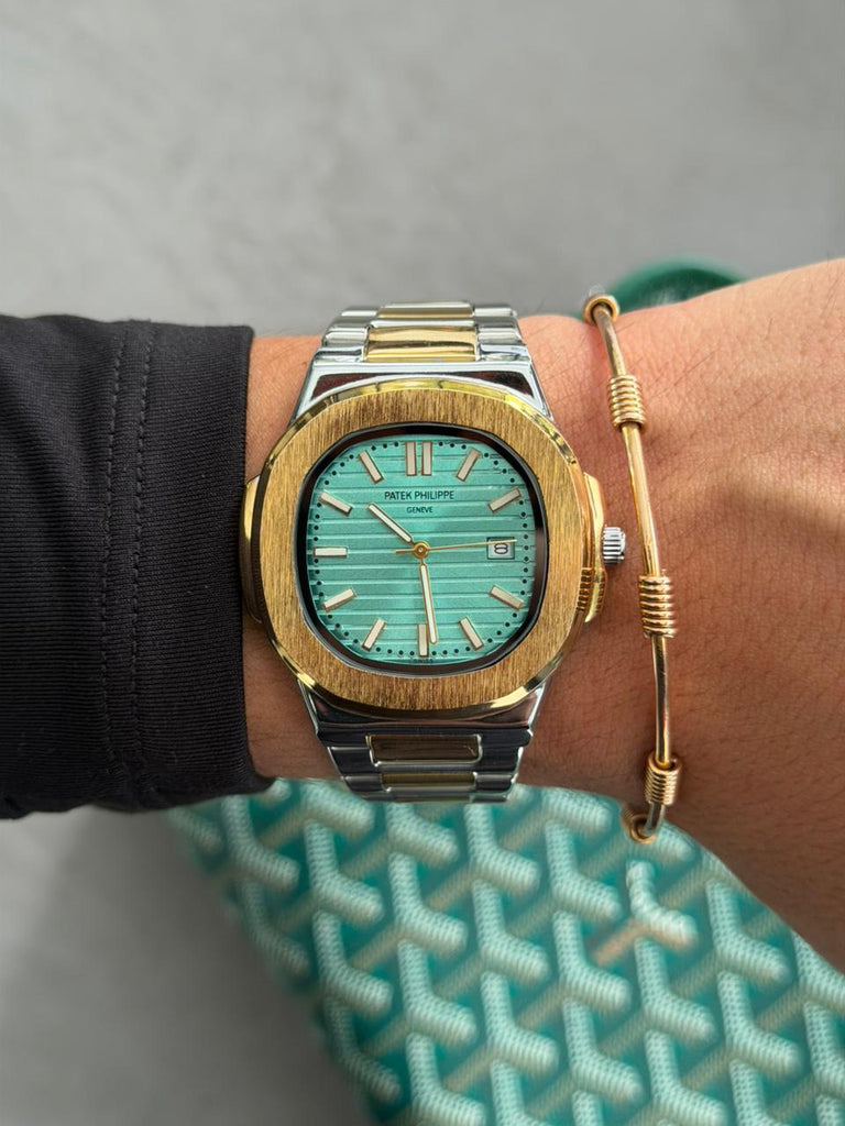 Ptk Bicolor Dorado Tablero Verde Claro