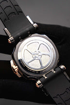 Tsst Goma Negra Tablero Negro Oro Rosa