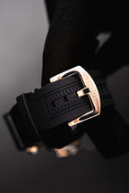 Tsst Goma Negra Tablero Plateado Oro Rosa
