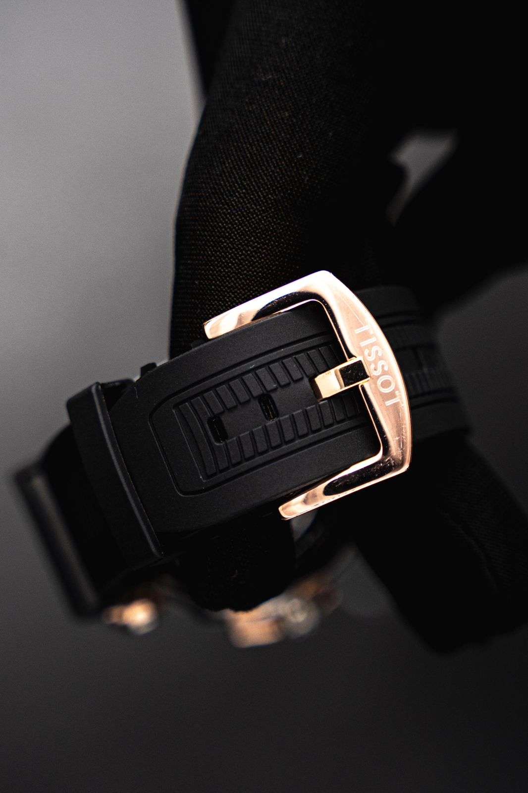 Tsst Goma Negra Tablero Plateado Oro Rosa