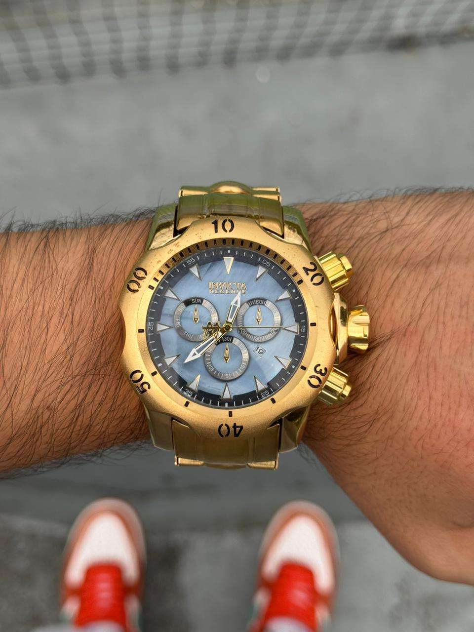 Invcta Venom Dorado Tablero Azul