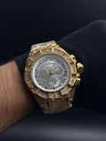 Invct Crono Circones Dorado Tablero Negro