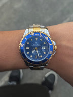Rlx Submariner new bicolor tablero azul-azul
