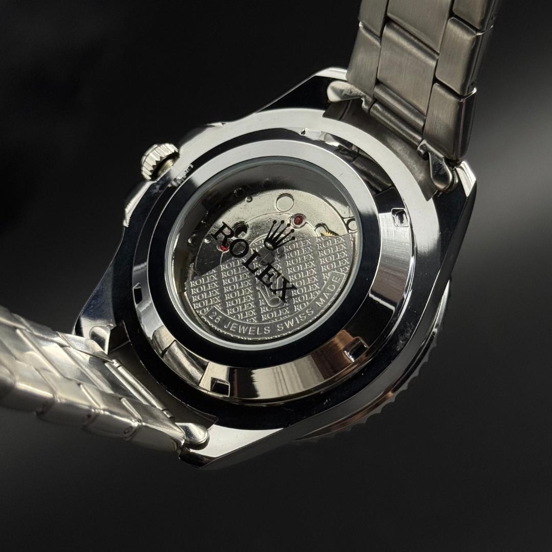 Rlx Submariner New Plateado Tablero Blanco