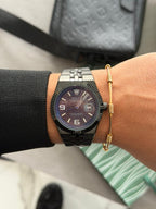 Rlx Lx Negro Tablero Azul Rey