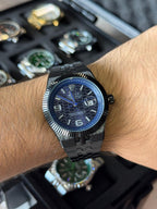 Rlx Lx Negro Tablero Azul Rey