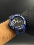 G-shck Azul Tablero Negro Manecillas Blanca