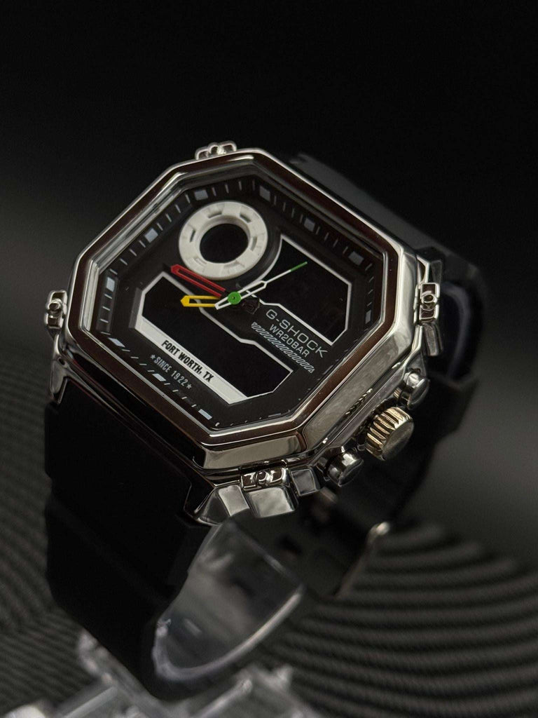 G-Shck Royale Negro Tablero Negro Plateado