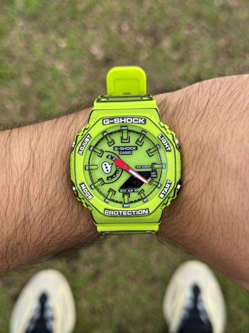 G-Shck Manga Verde Tablero Verde