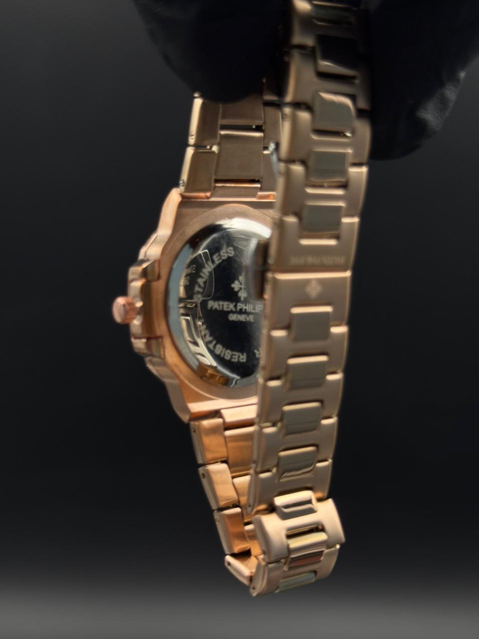 Ptk Circones Mujer Oro Rosa Tablero Blanco