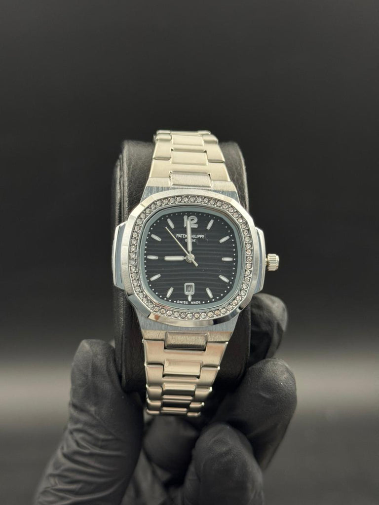 Ptk Circones Mujer Plateado Tablero Negro