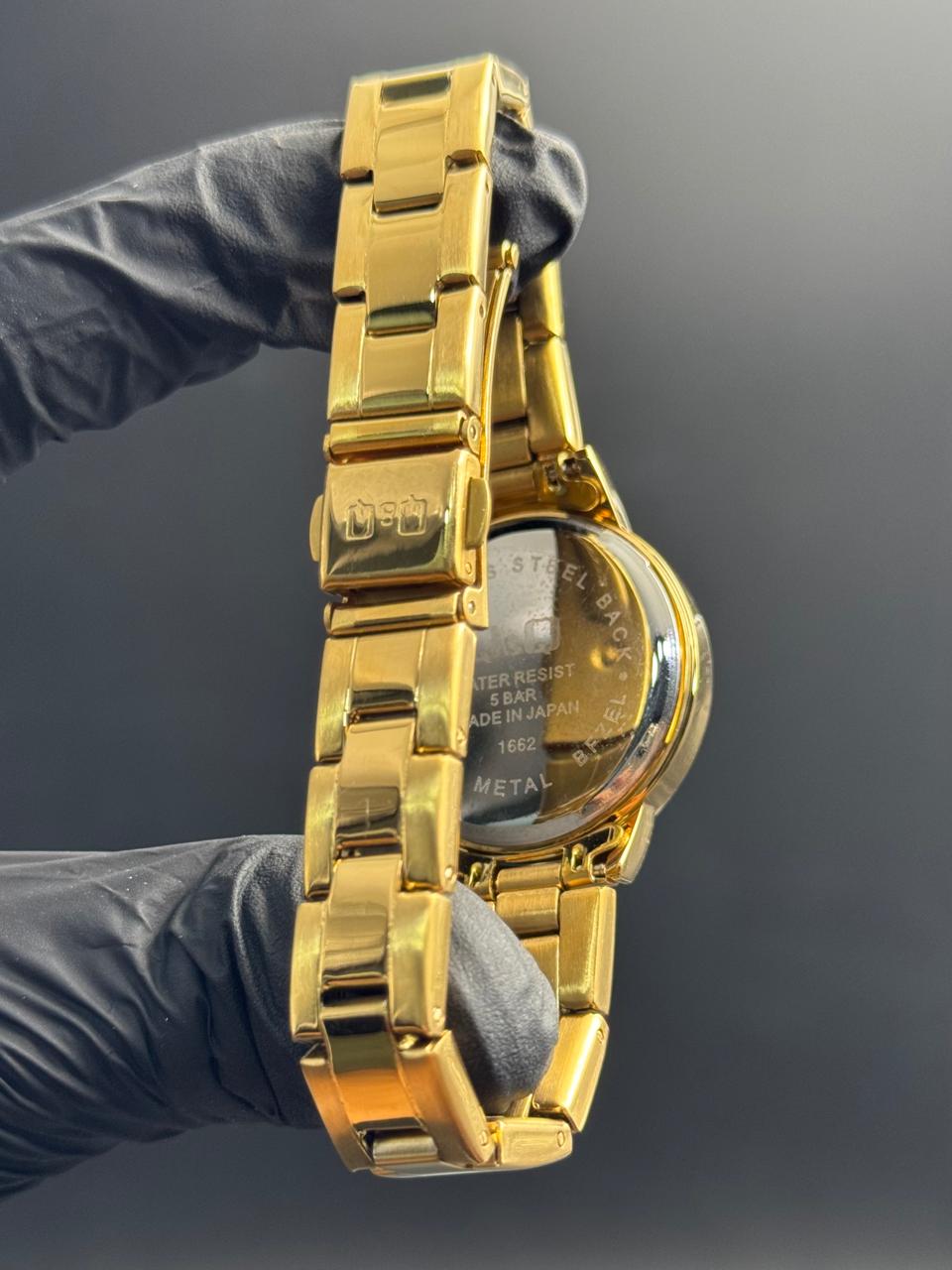 QYQ New Mujer Dorado Tablero Negro