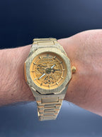 Admrs Oak Metalico Dorado Tablero Dorado