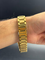 Admrs Oak Metalico Dorado Tablero Negro Plateado