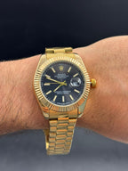 Rlx Timex Dorado Tablero Negro