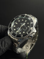 Rlx 2026 Submariner Plateado Tablero Negro Bisel Negro