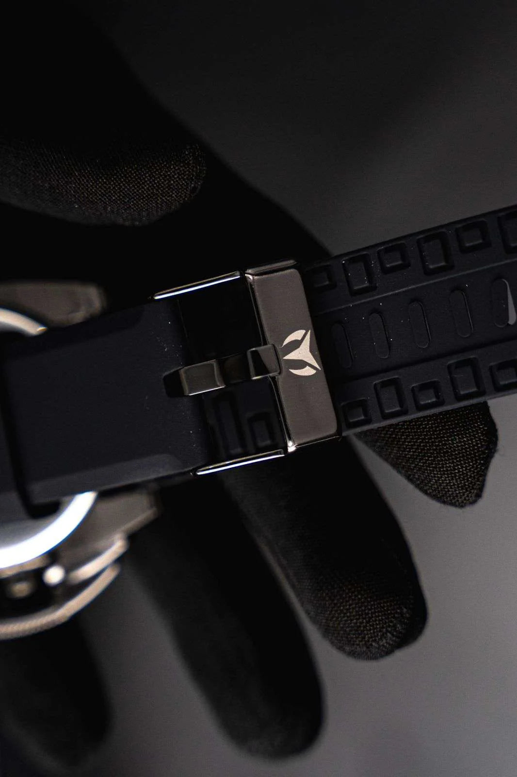 TCHNOMRN CRONO TABLERO NEGRO GOMA NEGRA