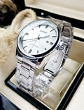 Casio Edifice Plateado Cara Blanca R-20