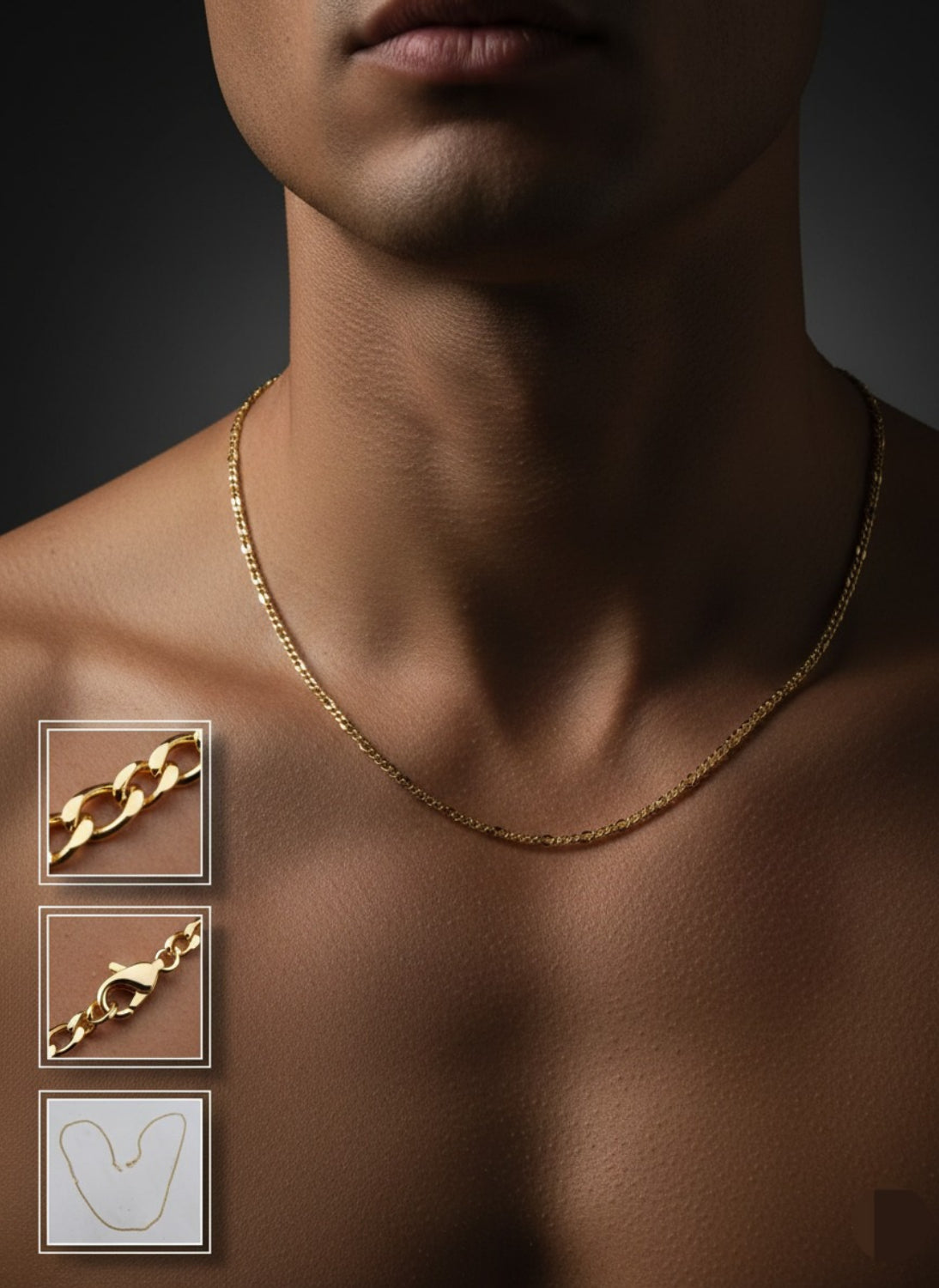 Cadena Oro Laminado 18 Quilates