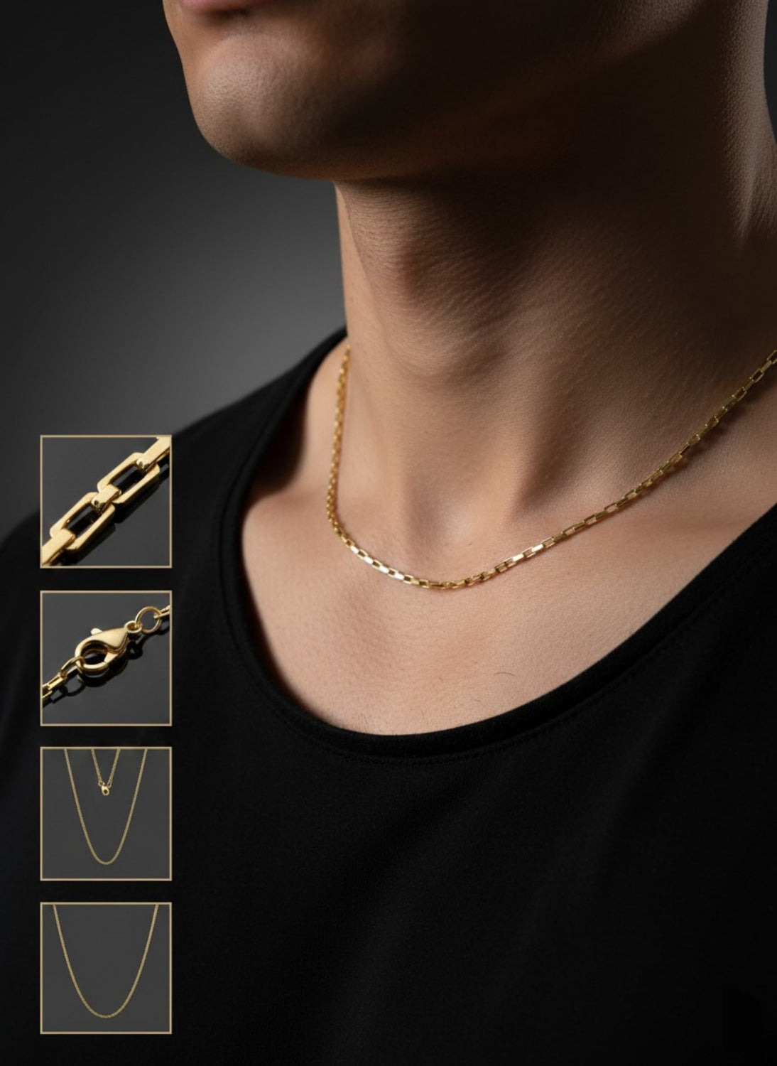 Cadena Oro Laminado 18 Quilates